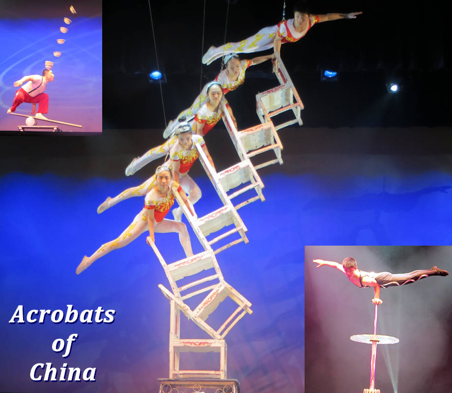 The Acrobats of China show in Branson, Missouri is a wonderful, entertaining display of what the human body is capable of doing with discipline, strength, agility, creativity, balance, magic, and teamwork. It is a must see cultural experience ... that all ages will enjoy! (Collage created from USA Patriotism! photos by Colby Kuykendall, August 2015)