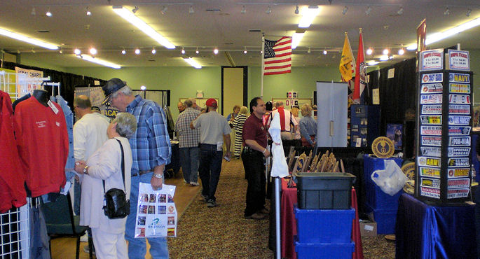 Veterans and loved ones visit the Veterans Village where service providers and nonprofit organization representatives along with vendors offering military and patriotic related products are located throughout Veterans Week (11/5-11/09).